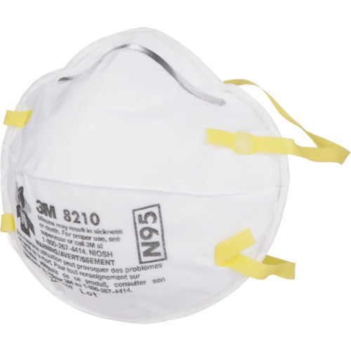 Respirateurs contre les particules 8210, N95, Certifi&eacute; NIOSH Rock Safety Industrial Ltd
