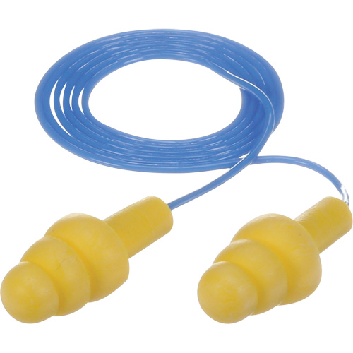 E-A-R Ultrafit Premolded Earplugs, Corded, Bulk - Polybag, 25 dB NRR, One-Size Rock Safety Industrial Ltd