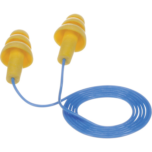 E-A-R Ultrafit Premolded Earplugs, Corded, Bulk - Polybag, 25 dB NRR, One-Size Rock Safety Industrial Ltd