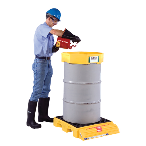 Syst&egrave;mes de r&eacute;servoir souple pour plateforme de d&eacute;versements, Capacit&eacute; de d&eacute;versement 77 gal. US, 25,8" x 30,5" x 5,8" Rock Safety Industrial Ltd