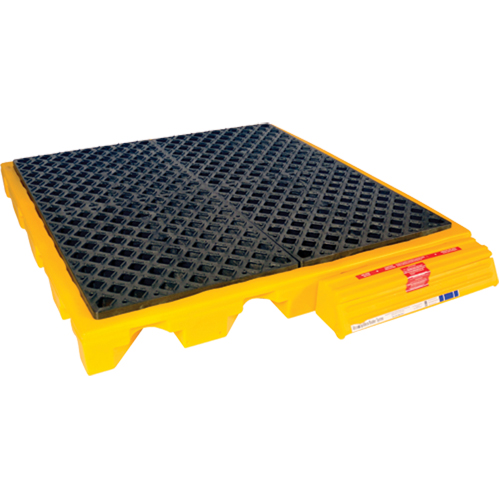 Syst&egrave;mes de r&eacute;servoir souple pour plateforme de d&eacute;versements, Capacit&eacute; de d&eacute;versement 110 gal. US, 52" x 56,6" x 5,8" Rock Safety Industrial Ltd