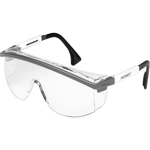 Uvex&reg; Astrospec 3000&reg; Uvextreme AF Safety Glasses with Patriot Frame, Clear Lens, Anti-Fog/Anti-Scratch, ANSI Z87+/Meets/Exceeds CSA Z94.3 Rock Safety Industrial Ltd