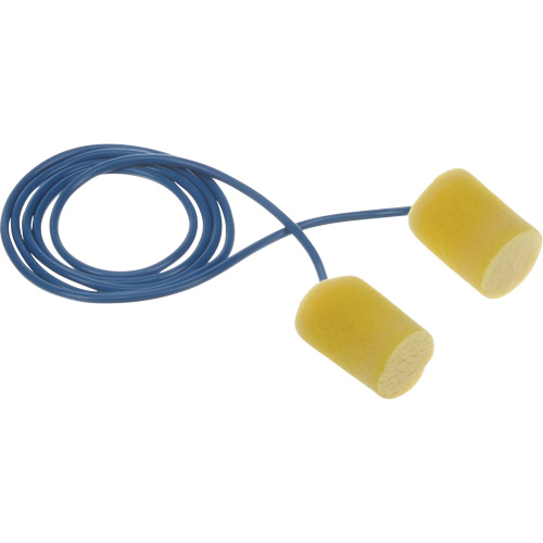 Bouchons d'oreilles classiques E-A-R, Vrac - Sac en poly, Avec cordon Rock Safety Industrial Ltd