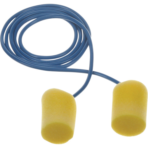 Bouchons d'oreilles classiques E-A-R, Vrac - Sac en poly, Avec cordon Rock Safety Industrial Ltd