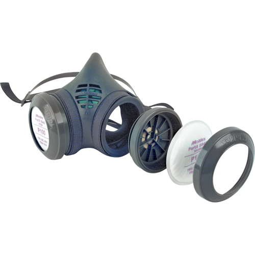 Respirateur &agrave; demi-masque assembl&eacute; de la s&eacute;rie 8000, &eacute;lastom&egrave;re/Thermoplastique, Moyen Rock Safety Industrial Ltd