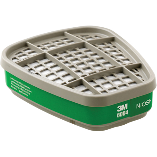 Cartouches pour respirateur s&eacute;rie 6000, Cartouche gaz/vapeur, Ammoniac/M&eacute;thylamine Rock Safety Industrial Ltd