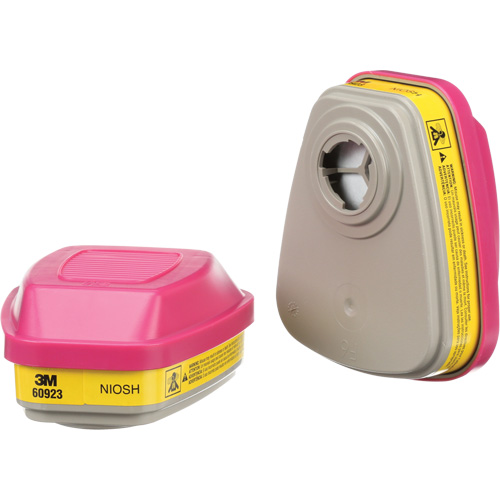 Cartouches pour respirateur s&eacute;rie 6000, Cartouche gaz/vapeur, Vapeurs organiques/Gaz acides/P100 Rock Safety Industrial Ltd