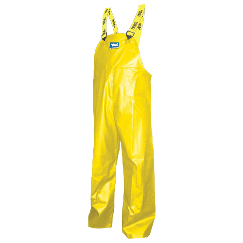 Journeyman&reg; Bib Pants, X-Large, Polyester/PVC, Yellow Rock Safety Industrial Ltd