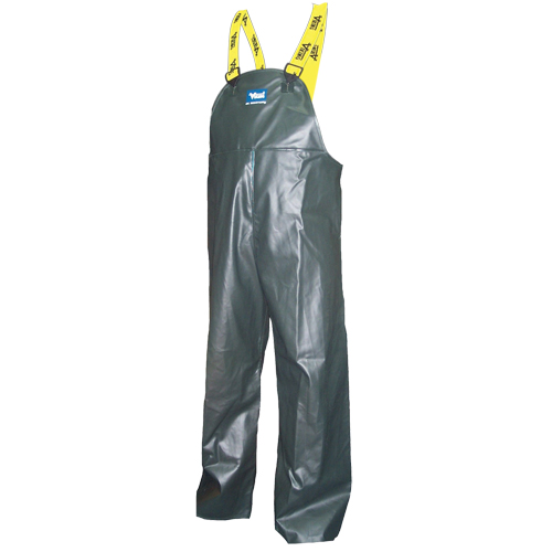 Journeyman&reg; Bib Pants, 4X-Large, Polyester/PVC, Green Rock Safety Industrial Ltd