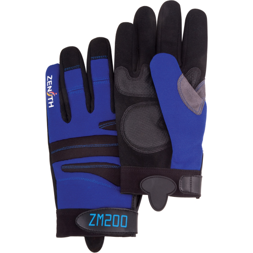 Gants pour m&eacute;canicien ZM200, Paume Synth&eacute;tique, Taille Grand Rock Safety Industrial Ltd