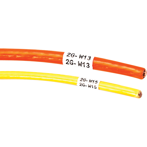 Ruban-&eacute;tiquette int&eacute;rieur/ext&eacute;rieur, Vinyle, 0,75" lo x 252" h, Blanc/rouge Rock Safety Industrial Ltd