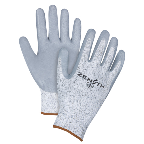 Gants &eacute;lastiques sans coutures r&eacute;sistants &agrave; la coupe, Taille Grand/9, Calibre 13, Rev&ecirc;tement Nitrile, Enveloppe en PEHP, ANSI/ISEA 105 niveau 2/EN 388 niveau 3 Rock Safety Industrial Ltd