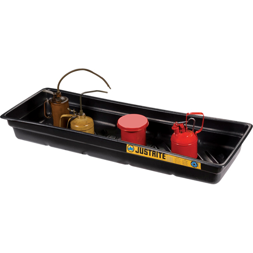 EcoPolyBlend Spill Tray, 46" L x 16" W x 5.5" H, 12 gal. Spill Capacity Rock Safety Industrial Ltd