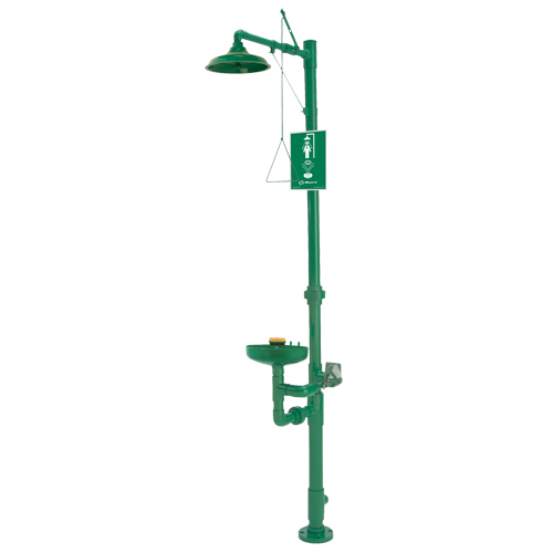Combinaisons de douche oculaire/faciale & douche d'urgence, Socle Rock Safety Industrial Ltd