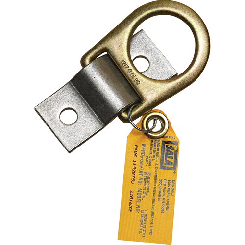 Plaques d'ancrage avec anneau en D, Boulonn&eacute;/Anneau en D, Usage Permanent Rock Safety Industrial Ltd