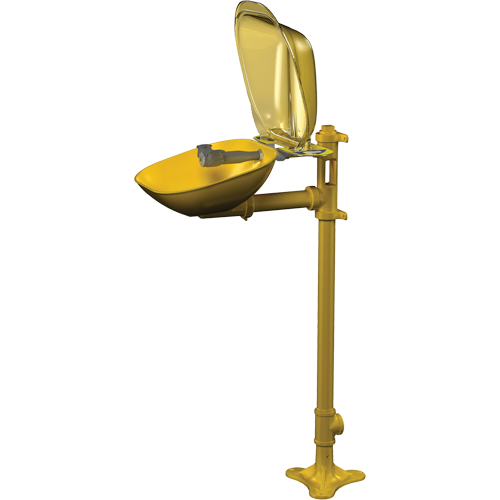Poste de douche oculaire Halo, Installation Socle, Bol Plastique Rock Safety Industrial Ltd
