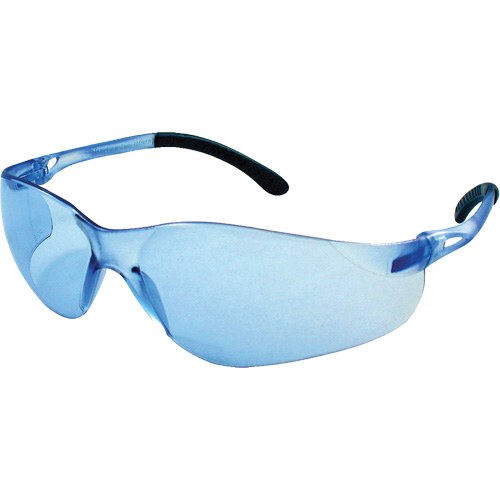 Lunettes de s&eacute;curit&eacute; Sentec &agrave; embouts caoutchout&eacute;s, Lentille Bleu, Anti-&eacute;gratignures, ANSI Z87+/R&eacute;pond ou surpasse la norme CSA Z94.3 Rock Safety Industrial Ltd