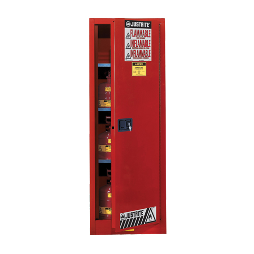 Armoire de s&eacute;curit&eacute; pour produits inflammables EX Slimline Sure-Grip , 22 gal., 3 tablettes Rock Safety Industrial Ltd