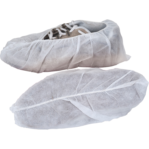Shoe Covers, X-Large, Polypropylene, White Rock Safety Industrial Ltd
