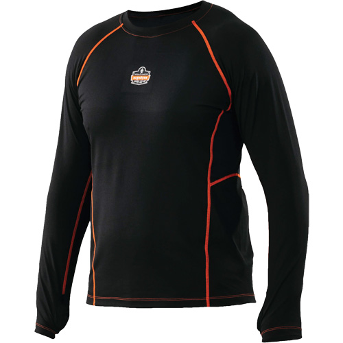 Long Sleeve Thermal Shirts, Men's, Medium, Black Rock Safety Industrial Ltd