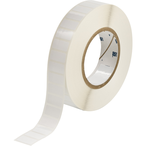 &eacute;tiquettes &agrave; transfert thermique B-423, Polyester, 0,51" lo x 0,20" h, Blanc Rock Safety Industrial Ltd