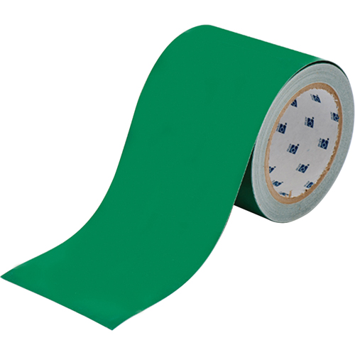 Rubans pour marquage de planchers ToughStripe, 4" x 100', Polyester, Vert Rock Safety Industrial Ltd