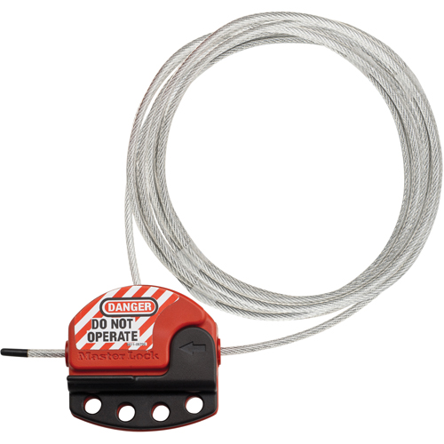 Adjustable Cable Lockouts, 15' Length Rock Safety Industrial Ltd