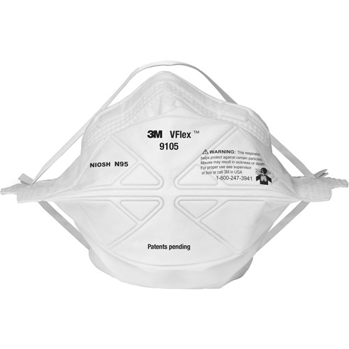 9105S VFlex Particulate Respirators, N95, NIOSH Certified, Small Rock Safety Industrial Ltd