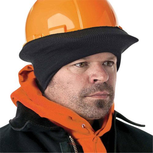 Coiffe extensibles &agrave; enfiler pour casques de s&eacute;curit&eacute;, Taille unique, Noir Rock Safety Industrial Ltd