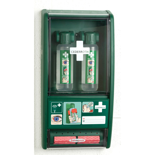 Cederroth Eye Wash/Salvequick&reg; First Aid Kit, Class 1 Medical Device, Station Rock Safety Industrial Ltd