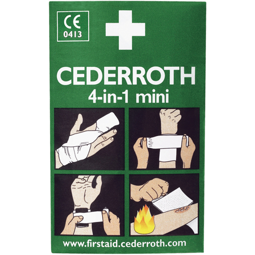 Coagulant 4-dans-1 Cederroth, 5" lo x 3" la Rock Safety Industrial Ltd