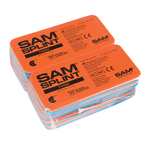 Sam&reg; Splints, Finger and Toe, Aluminum Foam Padded, 1-13/16", Class 1 Rock Safety Industrial Ltd