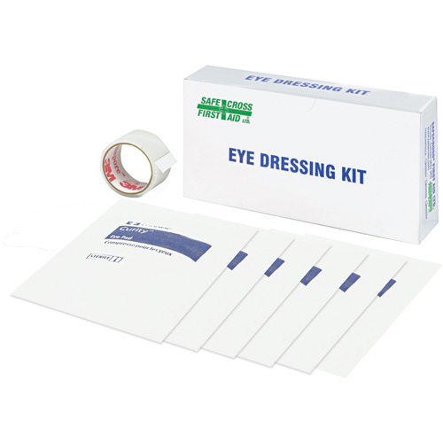 Dressing Kit (6 Pads, Tape), Eye, Class 1 Rock Safety Industrial Ltd