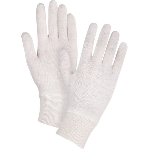 Mediumweight Inspection Gloves, Poly/Cotton, Knit Wrist Cuff, Ladies Rock Safety Industrial Ltd