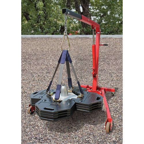 Ancrages autonomes avec contrepoids, Toit, Usage Temporaire Rock Safety Industrial Ltd