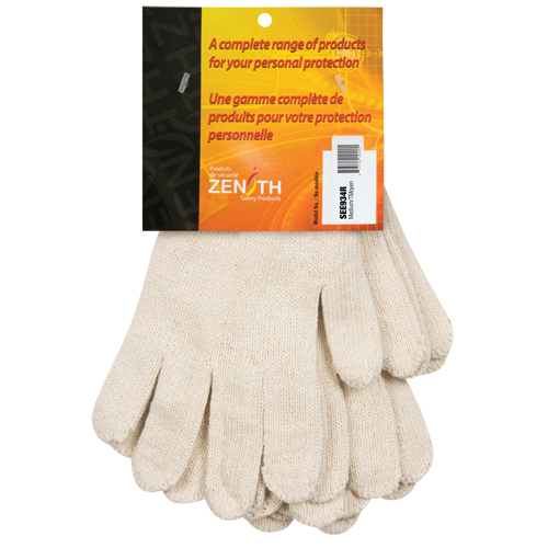 Gants en tricot de poids lourd, Poly/coton, Calibre 7, Moyen Rock Safety Industrial Ltd