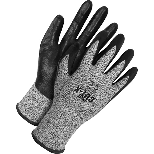 Gants enduits Cut-X, Taille 6, Calibre 13, Rev&ecirc;tement Mousse de nitrile, Enveloppe en PEHP, ASTM ANSI niveau A2/EN 388 niveau 3 Rock Safety Industrial Ltd