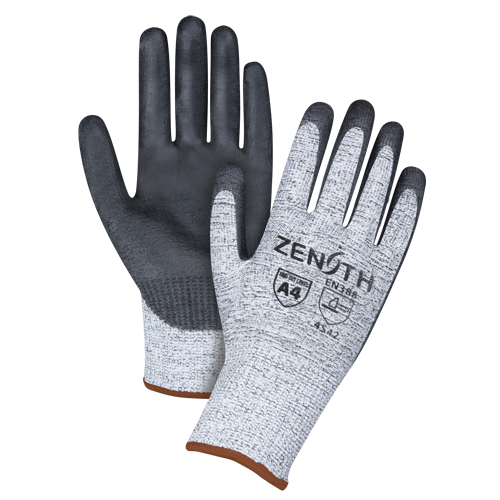 Gants &eacute;lastiques sans coutures r&eacute;sistants &agrave; la coupe, Taille Grand/9, Calibre 13, Rev&ecirc;tement Polyur&eacute;thane, Enveloppe en PEHP, ANSI/ISEA 105 niveau 4/EN 388 niveau 5 Rock Safety Industrial Ltd