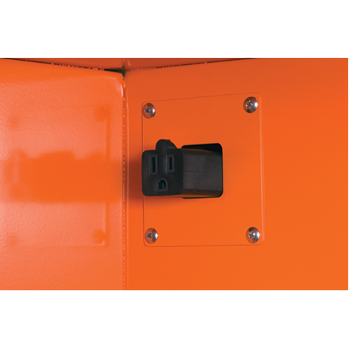 Emergency Preparedness Storage Cabinets, Steel, 4 Shelves, 65" H x 43" W x 18" D, Orange Rock Safety Industrial Ltd