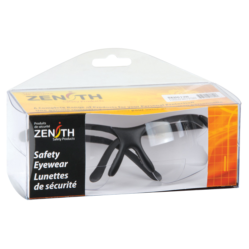 Z1800 Series Reader Safety Glasses, Anti-Scratch, Clear, 1.0 Diopter Rock Safety Industrial Ltd