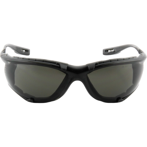 Lunettes de s&eacute;curit&eacute; avec joint en mousse Virtua, Lentille Grise/fum&eacute;e, Antibu&eacute;e, ANSI Z87+/R&eacute;pond ou surpasse la norme CSA Z94.3 Rock Safety Industrial Ltd