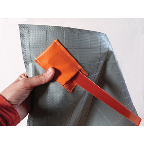 Panneau pour condition temporaire &agrave; rouler avec fl&egrave;che, 24" x 24", Vinyle, Pictogramme Rock Safety Industrial Ltd