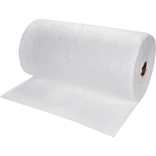 Premium Meltblown Sorbent Rolls, Heavyweight, 150' L x 30" W, 50 gal. Absorbancy Rock Safety Industrial Ltd