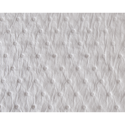 Premium Fine Fiber Sorbent Pads, Oil Only, 15" x 17", 25 gal. Absorbancy Rock Safety Industrial Ltd