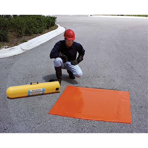 Tapis pour drain Ultra-Drain Seals, Carr&eacute;e, 24" lo x 24" la Rock Safety Industrial Ltd