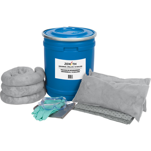Trousse de lutte contre les d&eacute;versements de premi&egrave;re qualit&eacute; pour camion, Universel, Baril, Absorbance de 10 gal. US Rock Safety Industrial Ltd