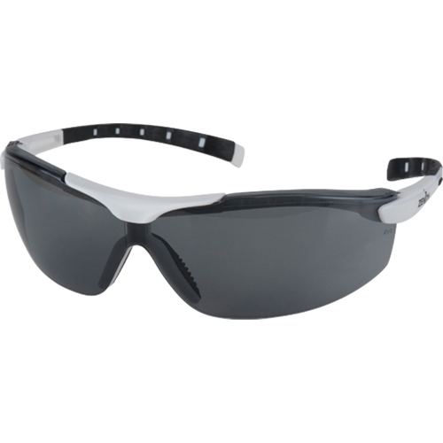 Lunettes de s&eacute;curit&eacute; s&eacute;rie Z1500, Lentille Grise/fum&eacute;e, Anti-&eacute;gratignures, R&eacute;pond ou surpasse la norme CSA Z94.3 Rock Safety Industrial Ltd