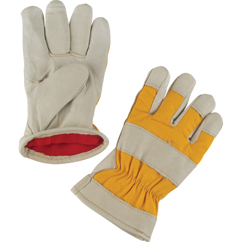 Gants de travail doubl&eacute;s pour l'hiver de premi&egrave;re qualit&eacute;, 2T-Grand, Paume en Cuir fleur de porc, Doublure en Molleton de mousse Rock Safety Industrial Ltd