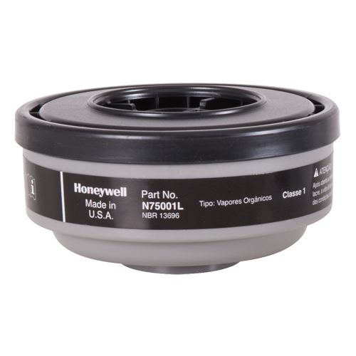 Cartouches pour respirateur s&eacute;rie N de North, Cartouche gaz/vapeur, Vapeur organique Rock Safety Industrial Ltd