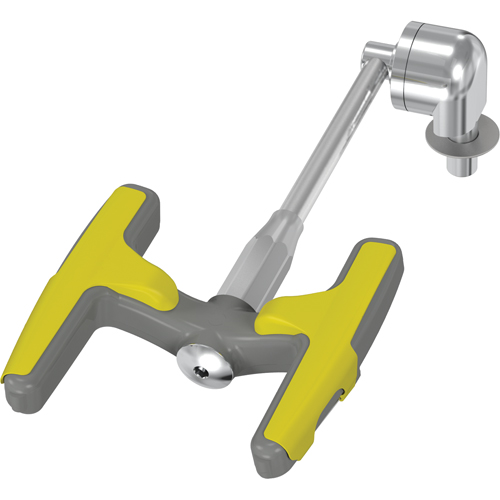 Poste de douche oculaire/faciale Halo, Installation Montage sur comptoir Rock Safety Industrial Ltd